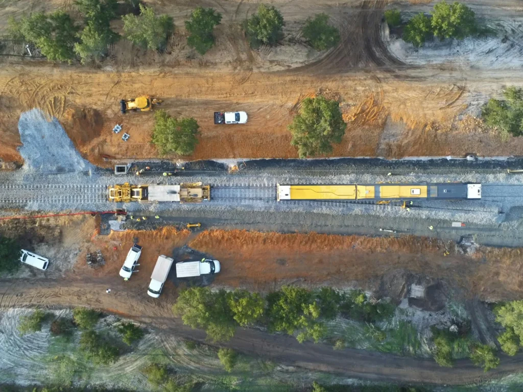 Jakarta Railway Project Construction Site